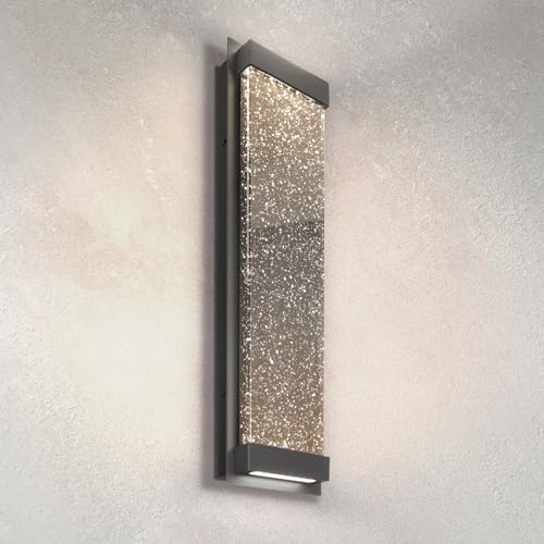LED 24" Bubble Glass Wall Light Fixture (4 Count)