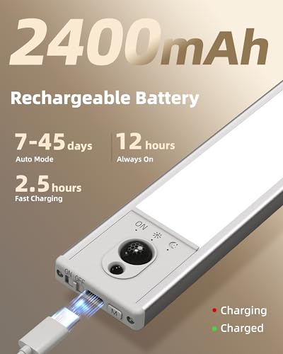 Under Cabinet Lighting with Charging Station (3 Count)