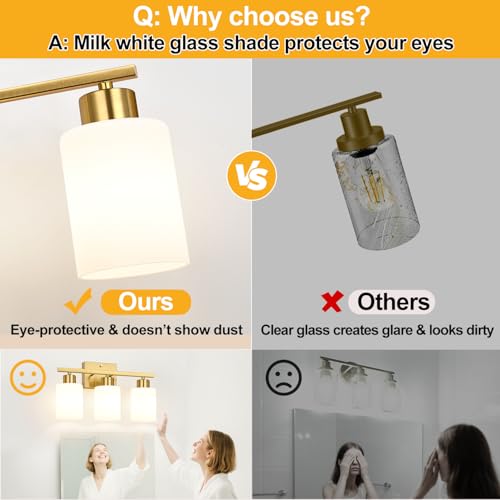 3 Light Bathroom Light Fixtures