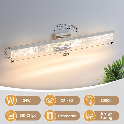 Bathroom Light Fixtures Over Mirror