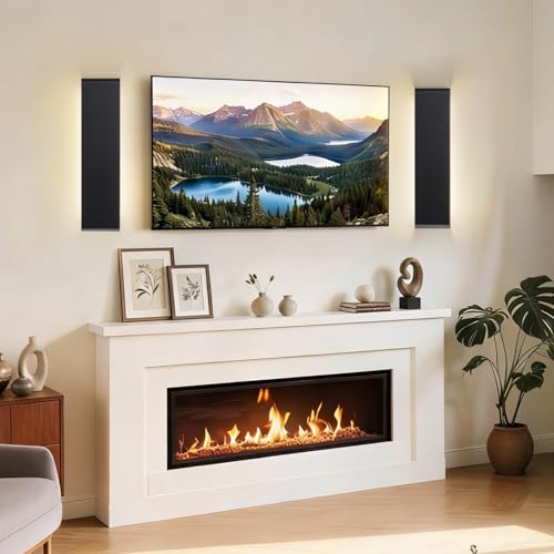 2 Pack 21.65in Modern LED Wall Sconces (2 Count)