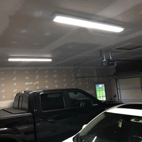 4 Pack 4FT LED Wraparound Light 40W 4 Foot LED Shop Lights for Garage (4 Count)