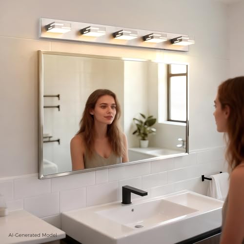 5 Light 5CCT Modern Bathroom Vanity Light Fixtures