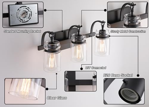 3 Light Bathroom Vanity Light