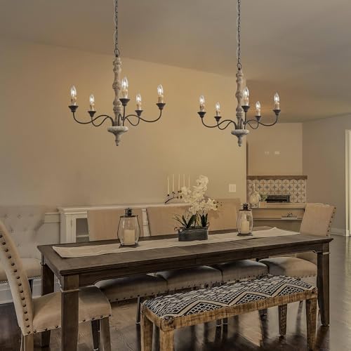 5 Light Farmhouse French Country Chandelier