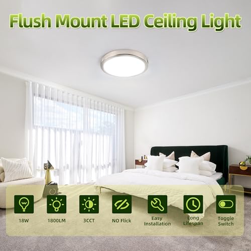 9 Inch Selectable CCT LED Round Flat Panel Light