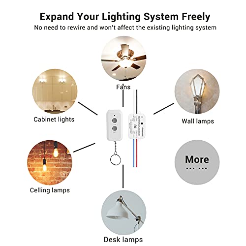 Wireless Light Switch and Receiver Kit