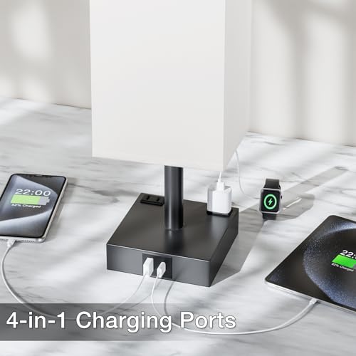 White Touch Table Lamp for Bedroom