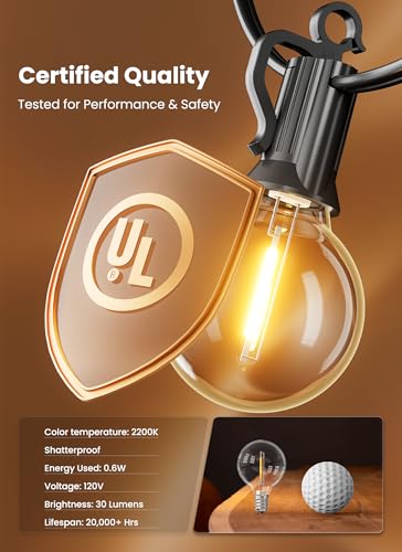 Outdoor String Lights (209 Foot)