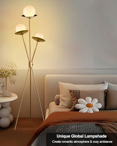 3 Globe Dimmable Tripod Floor Lamp (3 Count)