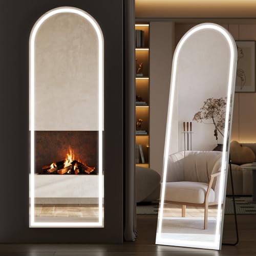 LED Arched Full Length Mirror