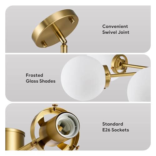 8 Light Sputnik Chandelier
