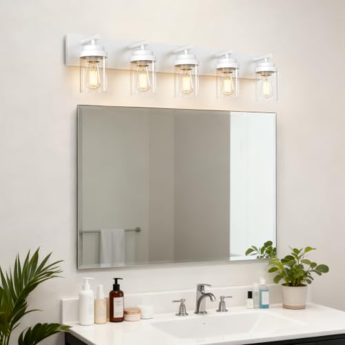 Bathroom Light Fixture White