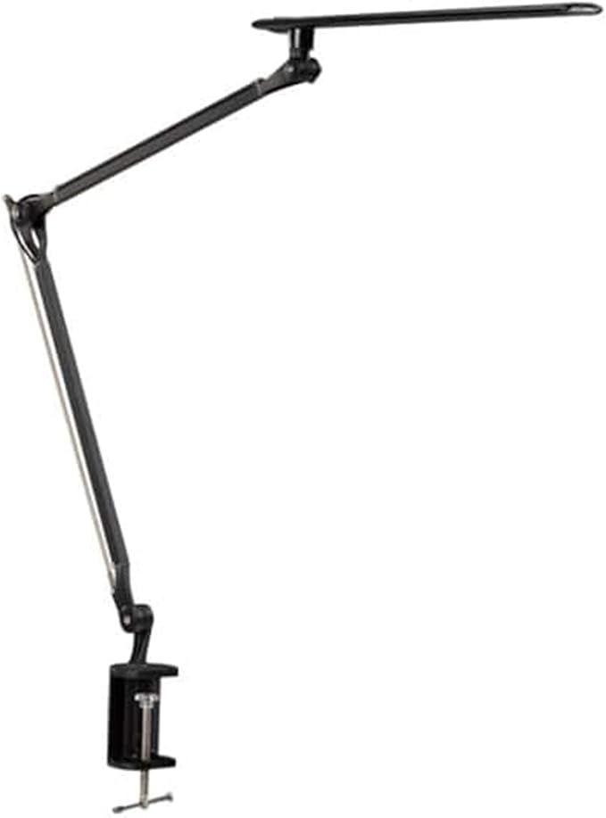 Uplift Desk E7 LED Clamp Lamp (Black) - Aura Lighting