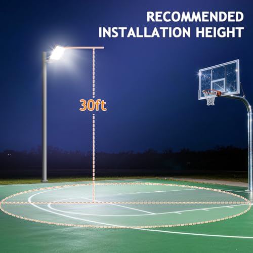 240W LED Parking Lot Light Slip Fitter LED Pole Light 5000K IP65