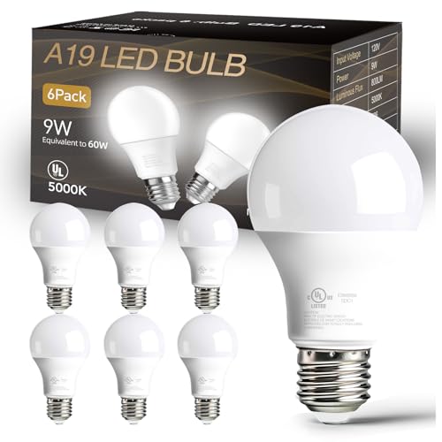 6 Pack LED Bulbs Daylight White 5000K (24 Count)