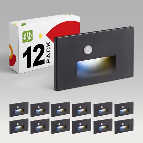LED Recessed Step Light Fixture (12 Count)