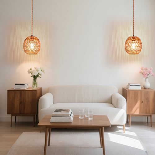 Small Lamp Shades For Table Lamps Hanging Light Boho Lamp Shades Wicker Lamp Shade for Floor Lamps
