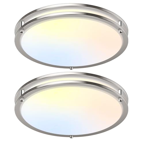 18 Inch Dimmable LED Ceiling Lights Fixtures (2 Count)