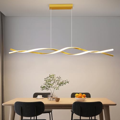 57in Large Gold Modern Ceiling Pendant Light