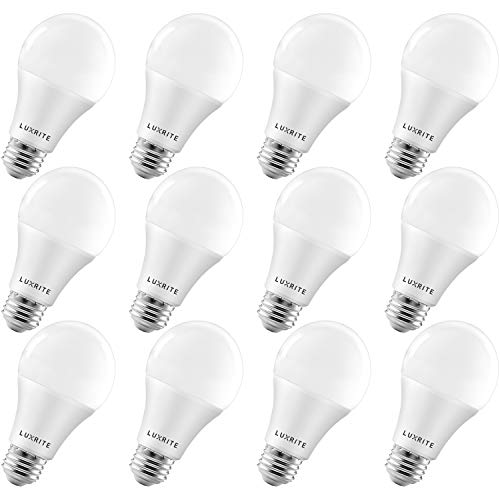 A19 LED Light Bulbs 100W Equivalent (12 Count)