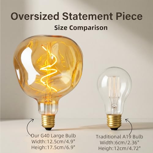 G125 Oversized LED Edison Bulb (2 Count)