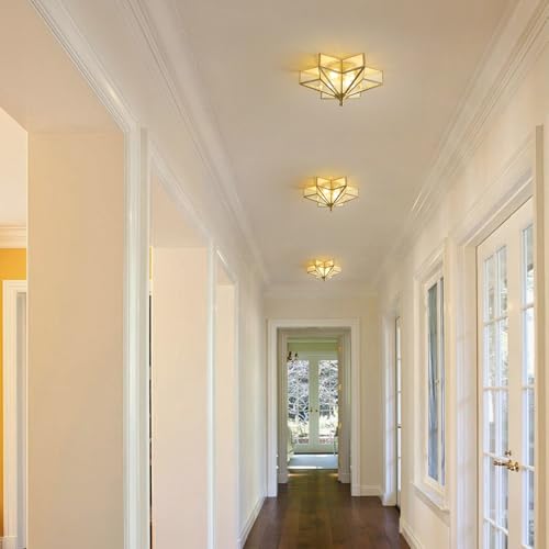 Star Brass Vintage Ceiling Light