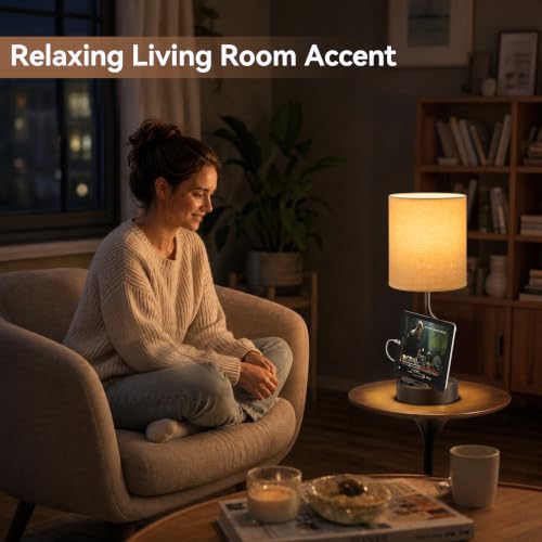 Bedside Lamps for Bedroom Set (2 Count)