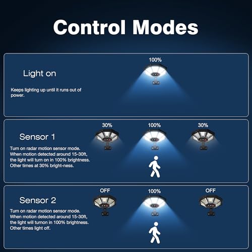 Solar Lights Outdoor (2 Count)