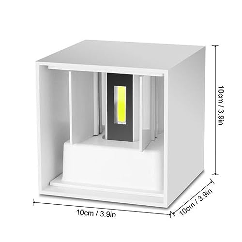 2 PCS 12W Outdoor Sconces Wall Lights LED Exterior (2 Count)
