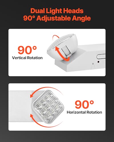 4 Pack Emergency Lights for Business