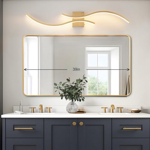 Gold Bathroom Vanity Light Fixture