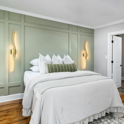 Gold Battery Operated Wall Sconces (2 Count)