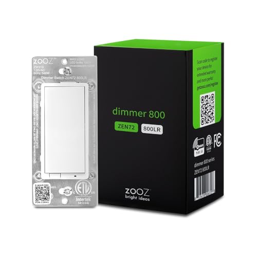 800 Series Z Wave Long Range Dimmer Switch ZEN72 800LR