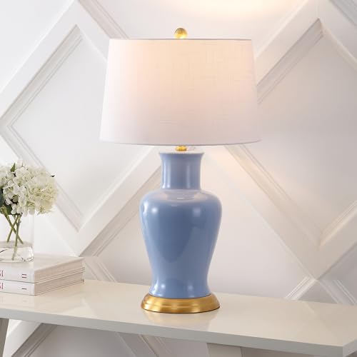 Julian Classic Ceramic Urn Metal LED Table Lamp 29"