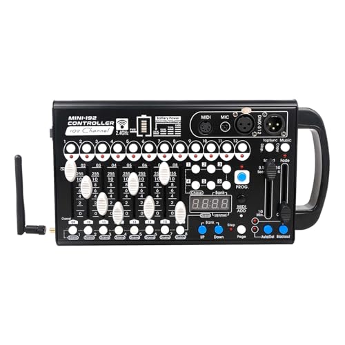 Battery DMX Controller Wireless with MIDI