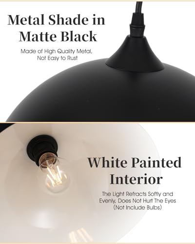 Black Pendant Light (3 Count)