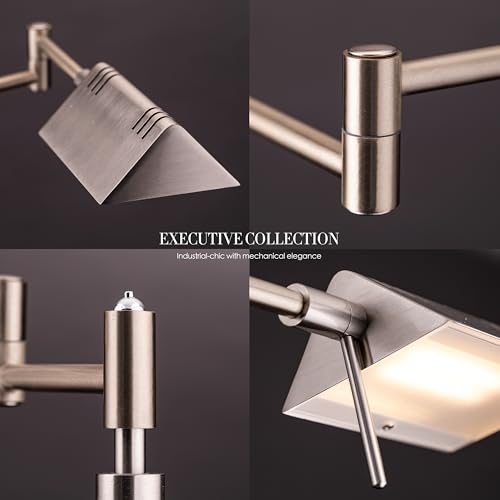 Brook Adjustable Dimmable LED Pharmacy Floor Lamp