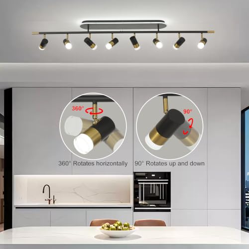 8 Light LED Track Lighting Fixtures Ceiling