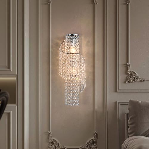 K9 Crystal Chrome Wall Sconces