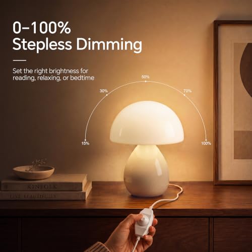 Mushroom Lamp Table Lamp for Bedroom