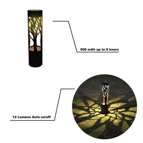 4Pack Solar Pathway Lights Outdoor (4 Count)