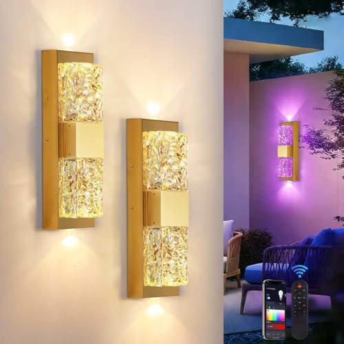 Smart Outdoor Wall Light (2 Count)