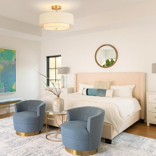 16" Semi Flush Mount Ceiling Light