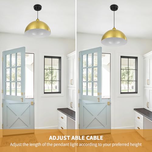 Gold Pendant Light