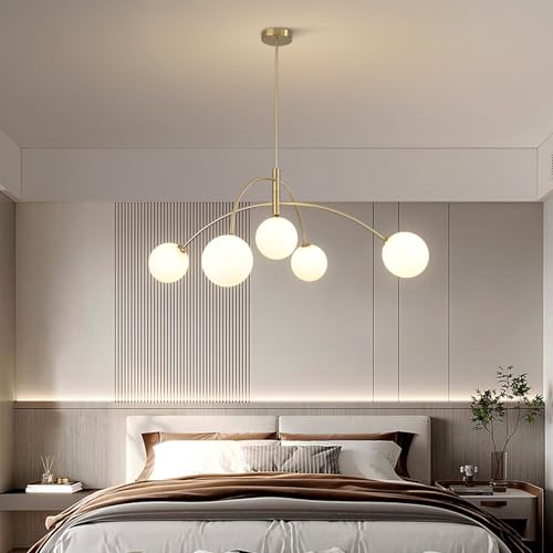 Contemporary Gold Ceiling Light 5