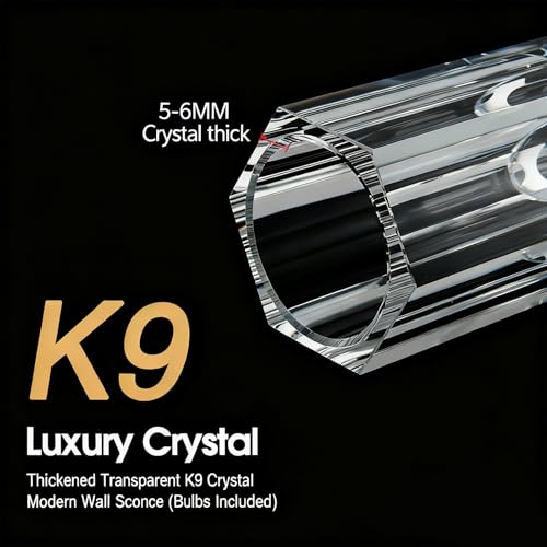 Crystal Wall Sconces Set of Two