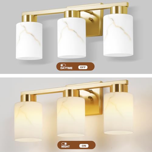 3 Light Bathroom Light Fixtures (3 Count)