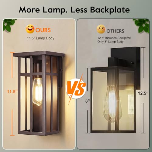 Outdoor Wall Light Fixtures (2 Count)