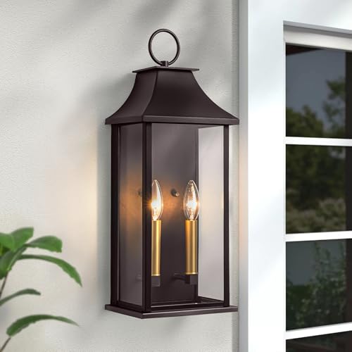 Oil Rubbed Bronze 20.6" Outdoor Wall Light